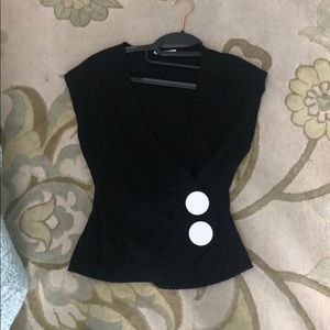 Black Zara top